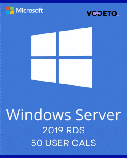 Windows Server 2019 Remote Desktop Services – 50 User CALs Certificate