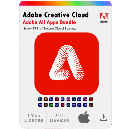 Adobe Firefly 2025 – 1 Year Subscription for Mac (2 Devices)
