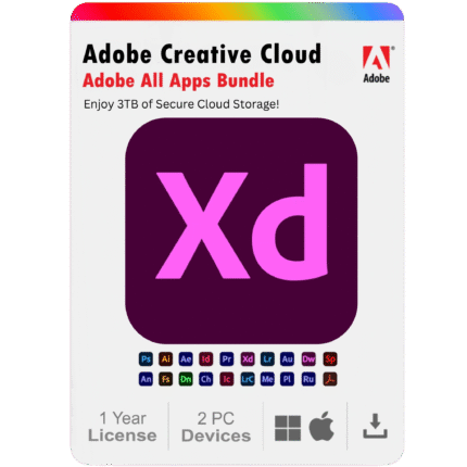 Adobe XD 2025 1 Year Subscription For Windows And Mac 2PC