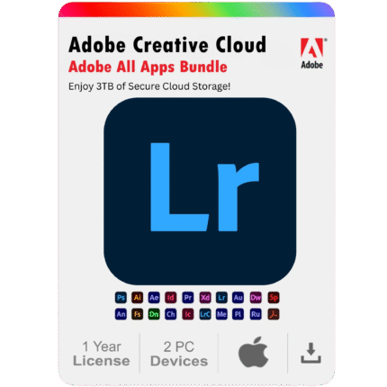 Adobe Lightroom 2025 1-Year Subscription for Mac (2 Devices)