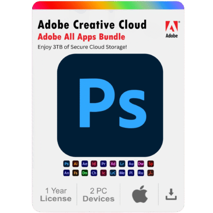 Adobe Photoshop 2025 1-Year Subscription for Mac (2 Devices)