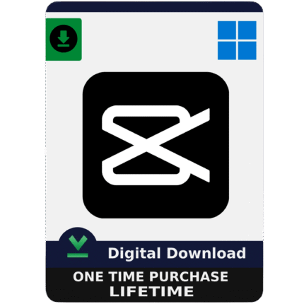CapCut 6 Lifetime License For Windows 2 User PC/Laptop