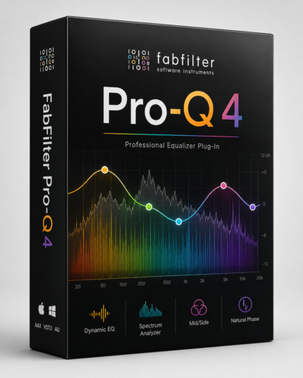 FabFilter Pro-Q 4 Professional Equalizer Plugin for Windows & macOS