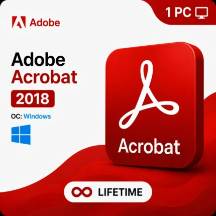 Adobe Acrobat Pro DC 2018 Lifetime For Windows